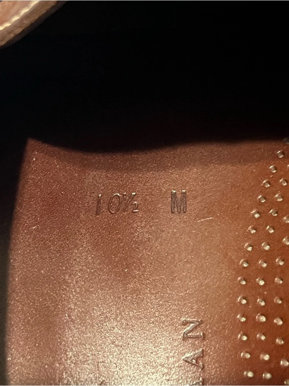 Cole Haan Cognac Leather Driving Loafers Moc Toe Men’s 10.5 M